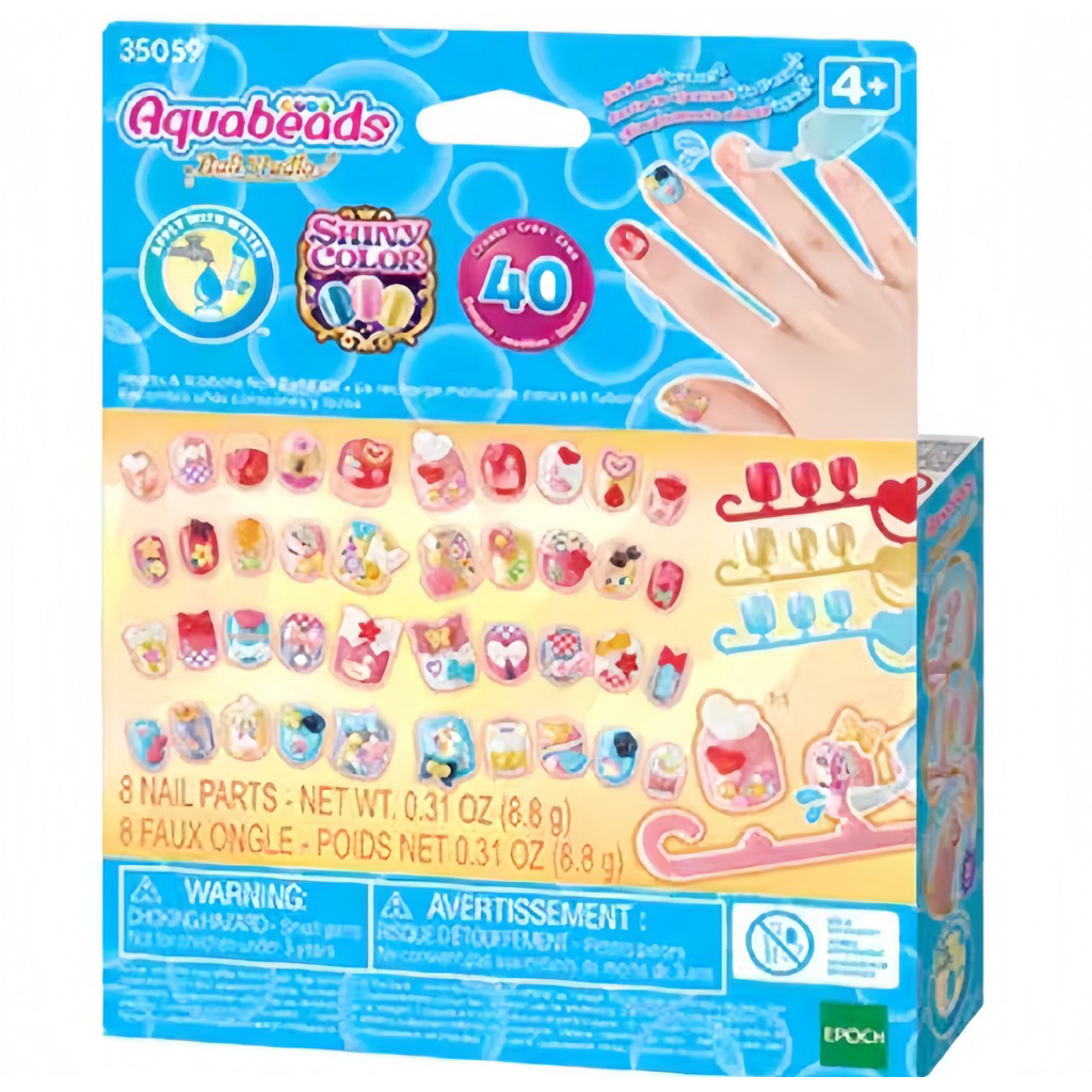 toko mainan online AQUABEADS HEARTS & RIBBONS NAIL - 35059